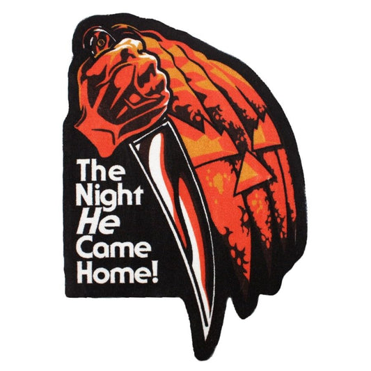 NEW Creepy Co. Halloween Movie Poster Rug Michael Myers The Night HE Came Home! 38x27 Horror 1978 VHS Cover Art