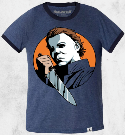 NEW Creepy Co Halloween MICHAEL MYERS ICON RINGER T-Shirt Tee XS Extra Small '78