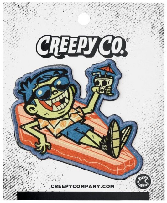 NEW Creepy Co. Company BASKING BOSCO Vampire Iron-On PATCH 4in