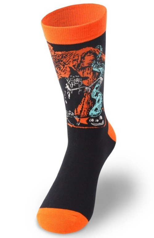NEW Creepy Co. Beistle WITCHS BREW Socks Witches Halloween Spooky Goth