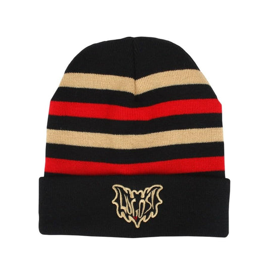 NEW Creepy Co. Company - Bela Lugosi BAT Logo Beanie Hat Vampire Classic Horror Multi