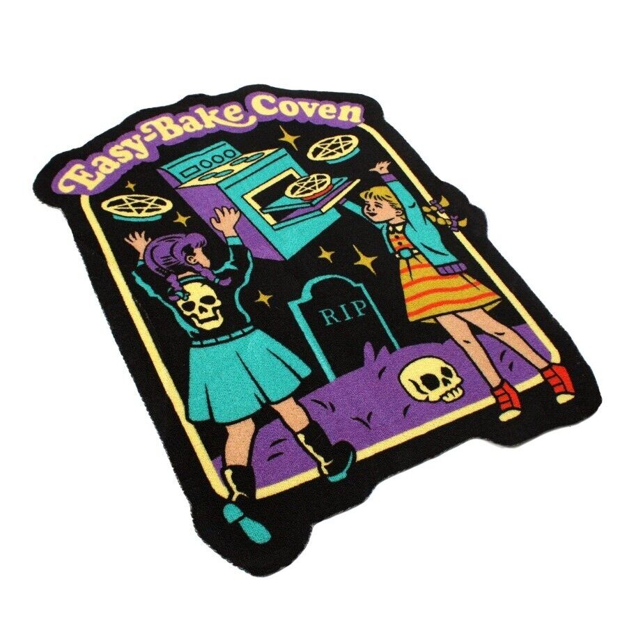 NEW Creepy Co. Company EASY BAKE OVEN COVEN Accent RUG 36"x28" Witch Halloween - Creepy Shop