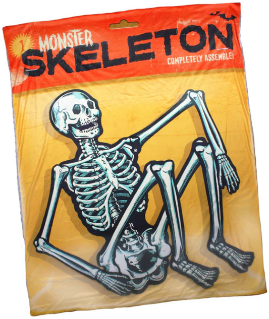 Creepy Co. Beistle Art MONSTER SKELETON Throw Blanket 50"x60" Horror Halloween - Creepy Shop