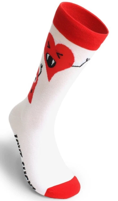 NEW Creepy Co Company HEART ATTACK Vampire Hearts SOCKS Love Sucks