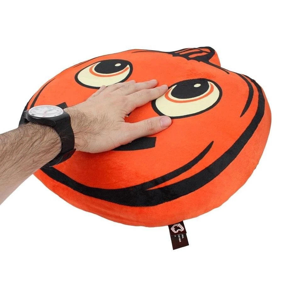 NEW Creepy Co. Beistle JACK O LANTERN Plush Cushion Throw Pillow Halloween Pumpkin
