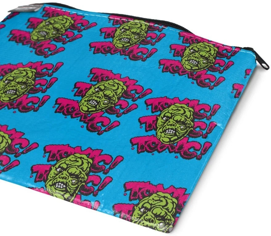 NEW Creepy Co. TOXIC AVENGER Toxie ZIPPER POUCH Makeup Bag Pencil Case