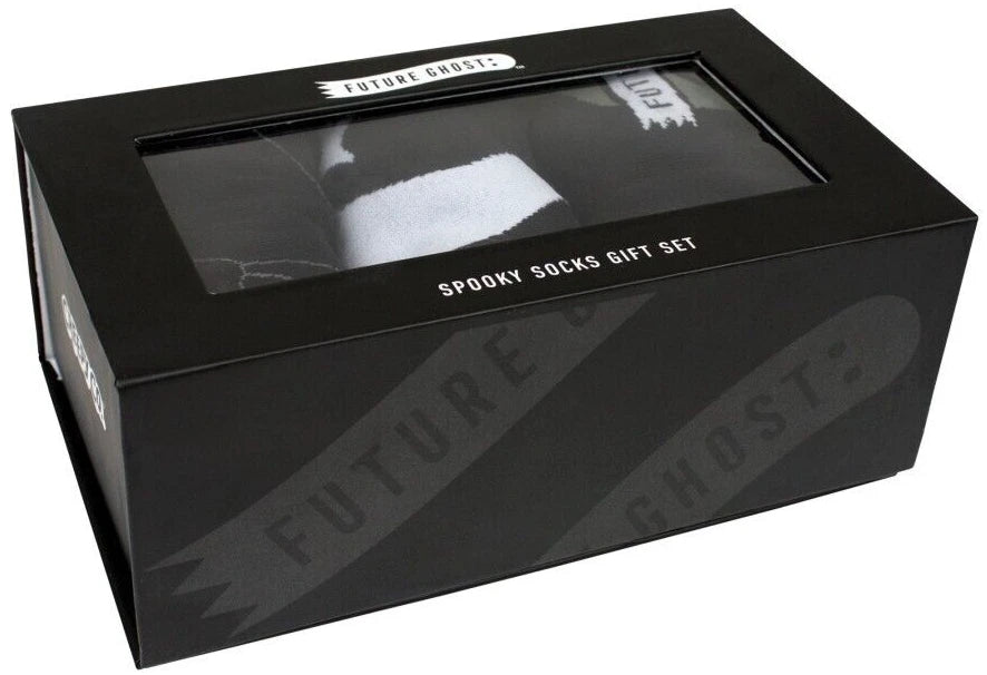 NEW Creepy Co. Future Ghost SOCK GIFT BOX 3 Pairs Socks Halloween
