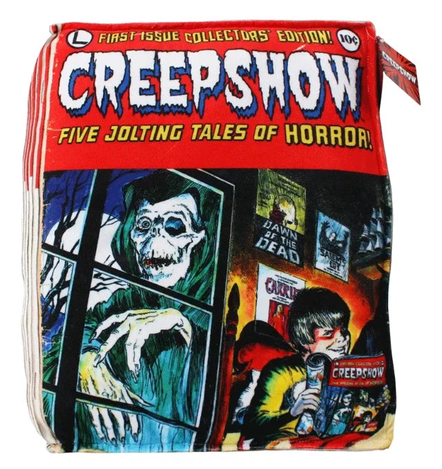 NEW Creepy Co. CREEPSHOW Comic Book Romero Movie Plush Cushion Horror Throw Pillow