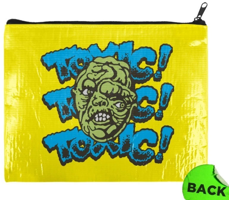 NEW Creepy Co. TOXIC AVENGER Toxie ZIPPER POUCH Makeup Bag Pencil Case