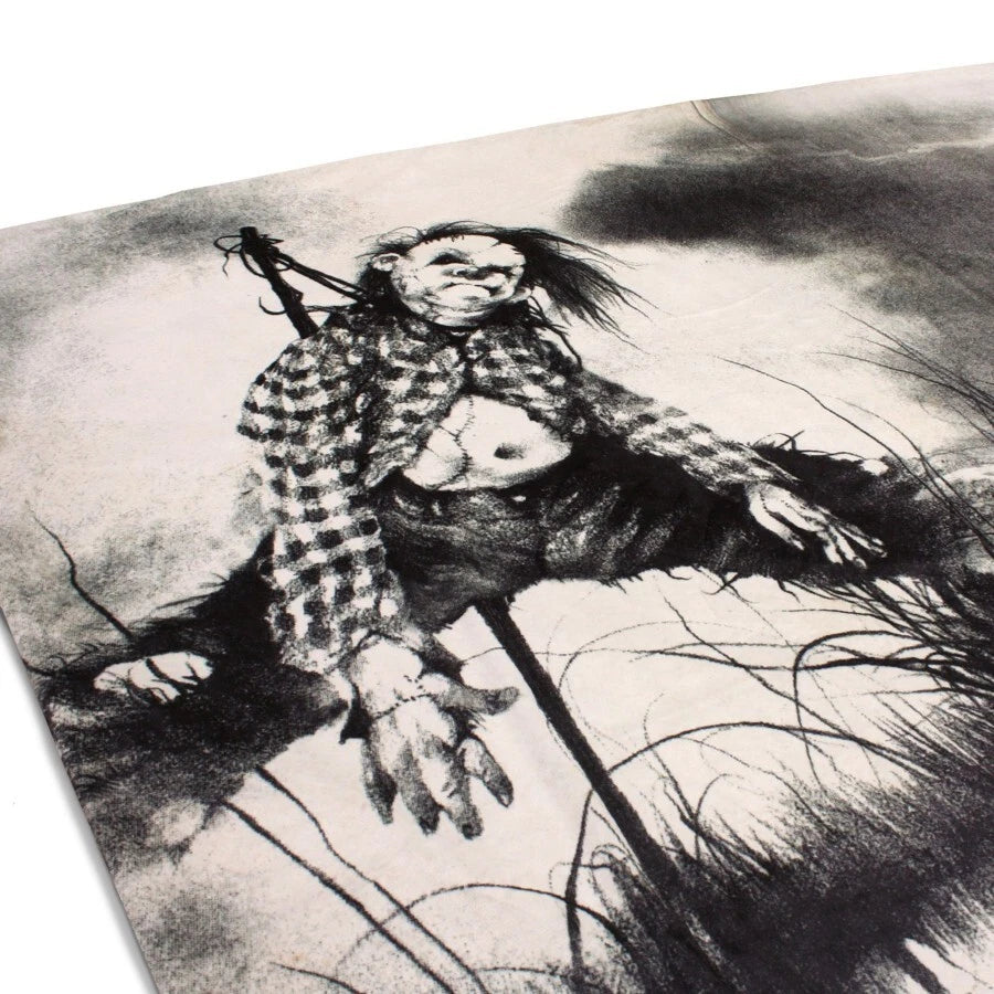 NEW Creepy Co. Scary Stories to Tell in Dark Book Blanket Throw 60x50 Horror Folklore Alvin Schwartz