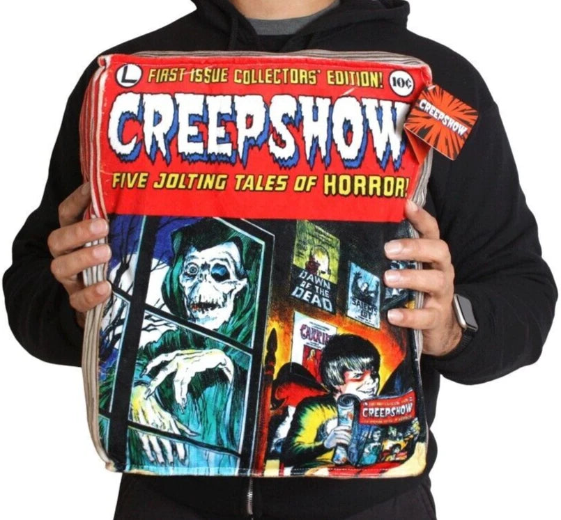 NEW Creepy Co. CREEPSHOW Comic Book Romero Movie Plush Cushion Horror Throw Pillow