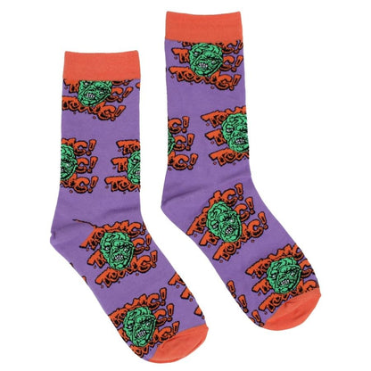 NEW Creepy Co. Company - Toxic Avenger TOXIC! SOCKS Toxie Troma Comic Film Horror