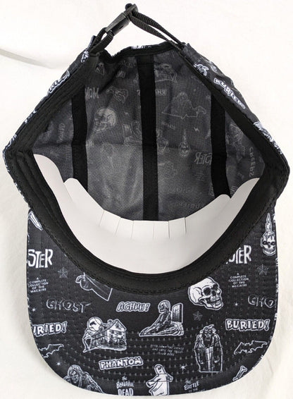NEW Creepy Co. Vintage Horror Comics 5 PANEL HAT Crypt Monster Ghost Phantom Bat