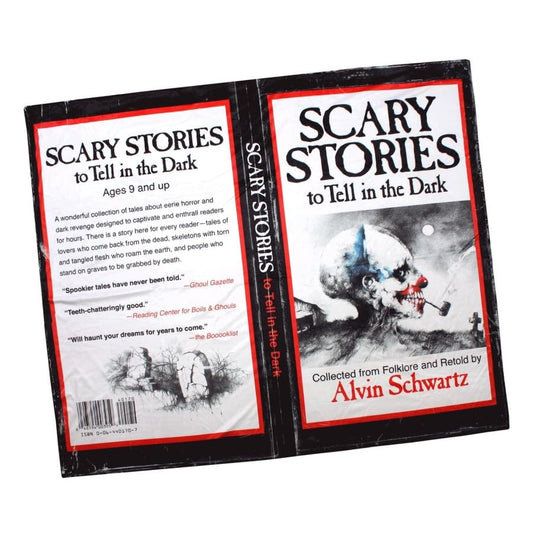 NEW Creepy Co. Scary Stories to Tell in Dark Book Blanket Throw 60x50 Horror Folklore Alvin Schwartz