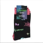 NEW Creepy Co. Goosebumps BLACK SPIDERWEB Tubular SOCKS Horror Book Retro 90s