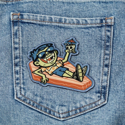 NEW Creepy Co. Company BASKING BOSCO Vampire Iron-On PATCH 4in