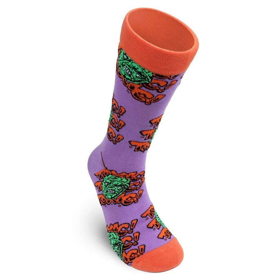 NEW Creepy Co. Company - Toxic Avenger TOXIC! SOCKS Toxie Troma Comic Film Horror