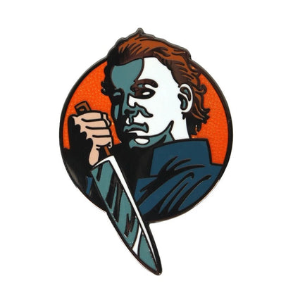 NEW Creepy Co. HALLOWEEN Movie 6 PIN SET Enamel Myers Strode Lapel