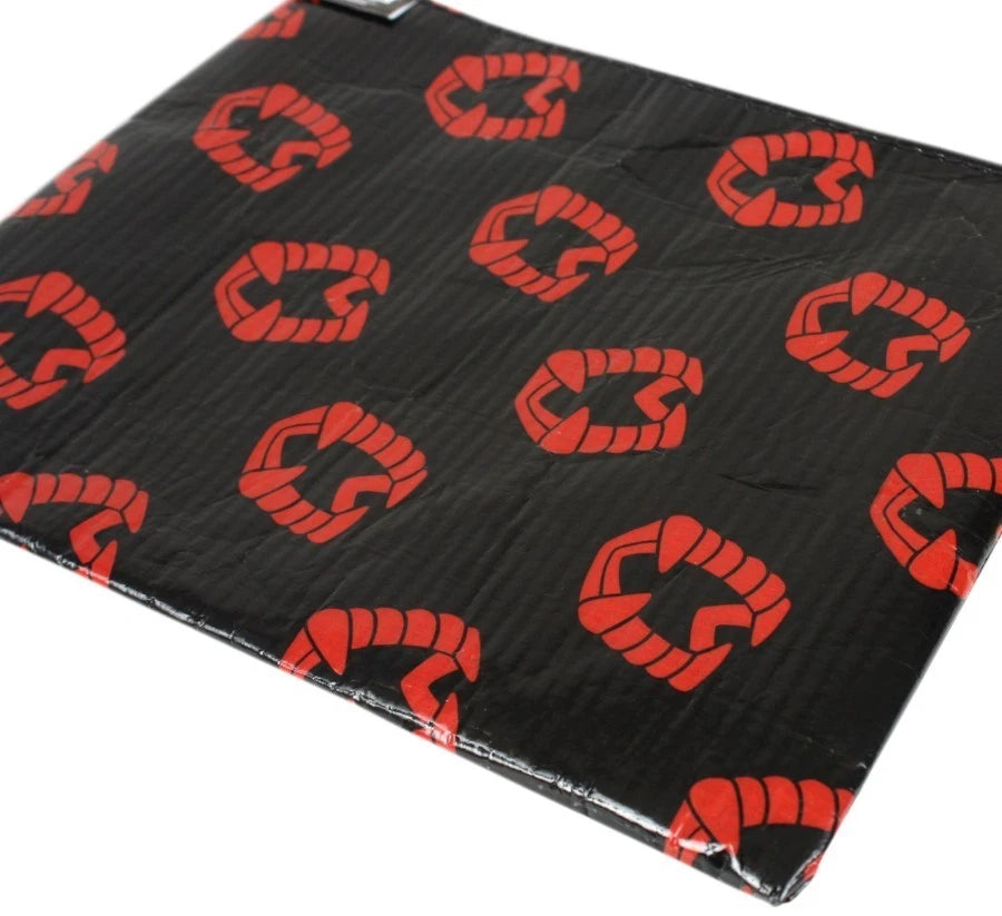 NEW Creepy Co. RED Chompers Vampire ZIPPER POUCH Makeup Bag Pencil Case