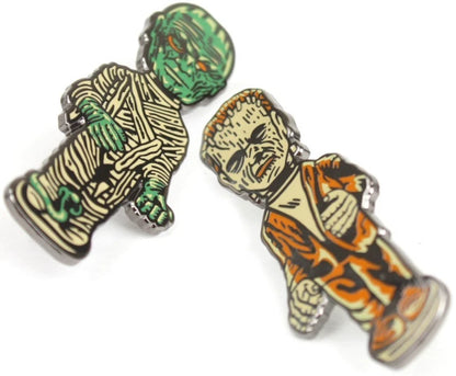 NEW Creepy Co. LOVE IS LOVE Pin Set Frankenstein & Swamp Monster Pride
