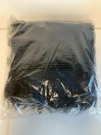NEW Creepy Co. Beistle SHAG BLACK CAT Plush Cushion Accent Pillow Horror Halloween