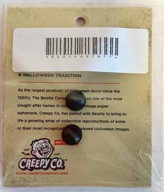 NEW Creepy Co. Beistle Halloween 2017 Edition BLACK SCRATCH CAT Enamel