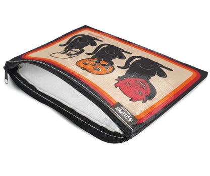 NEW Creepy Co. Beistle Black Cat Fear No Evil PENCIL POUCH CASE MAKEUP