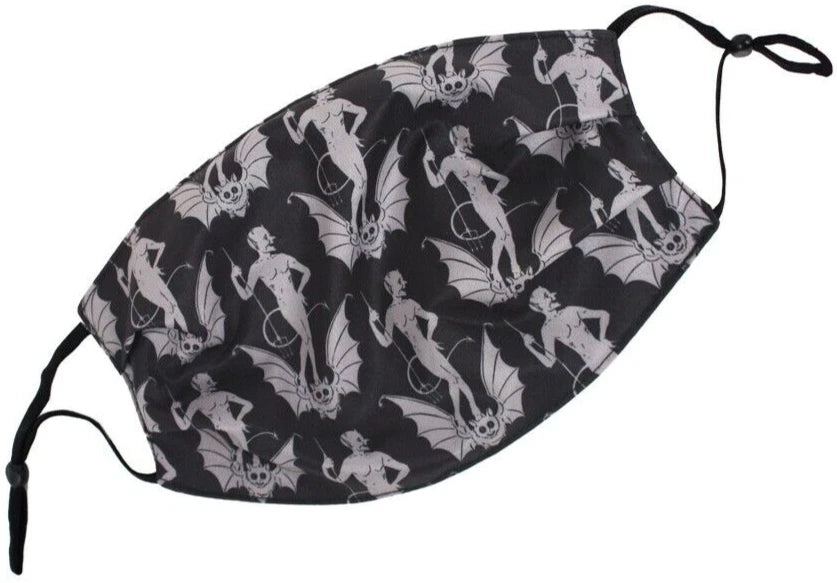 NEW Creepy Co BEISTLE FACE MASK PACK of 3 Fabric Storage Bag Ear Loop