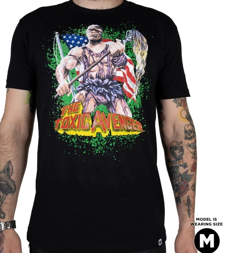 NEW Creepy Co TOXIC AVENGER Poster Tee T-Shirt Toxie Troma Size XS-Med