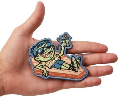 NEW Creepy Co. Company BASKING BOSCO Vampire Iron-On PATCH 4in