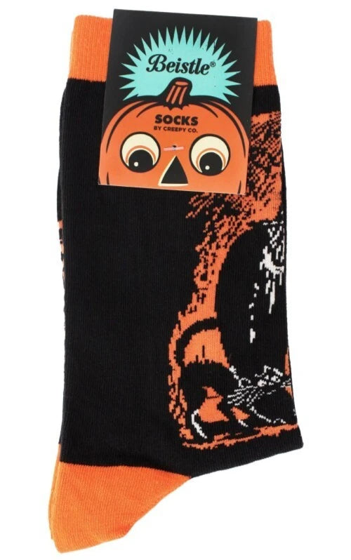 NEW Creepy Co. Beistle WITCHS BREW Socks Witches Halloween Spooky Goth