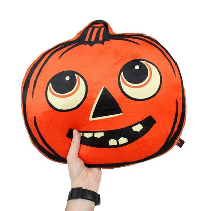 NEW Creepy Co. Beistle JACK O LANTERN Plush Cushion Throw Pillow Halloween Pumpkin