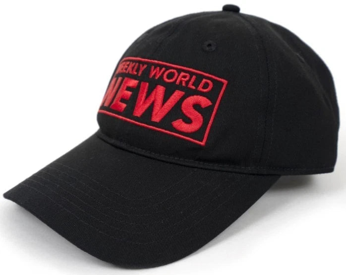 NEW Creepy Co. WEEKLY WORLD NEWS Bat Boy Musical DAD HAT Cap Black Cry