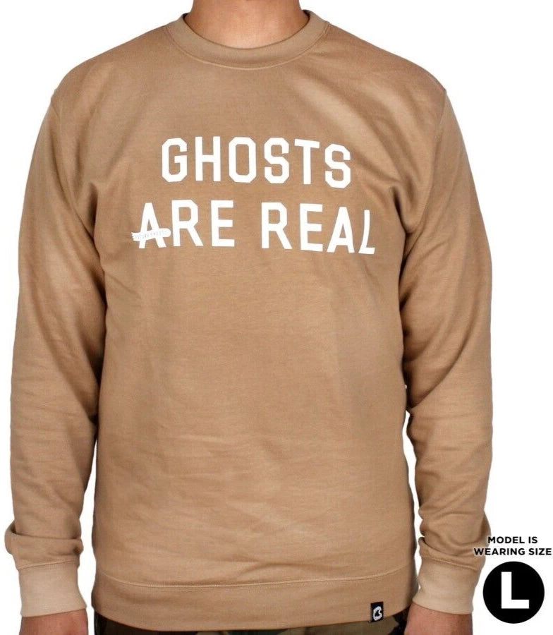 NEW Creepy Co. Future Ghost GHOSTS ARE REAL Crewneck SWEATSHIRT XS Extra Small