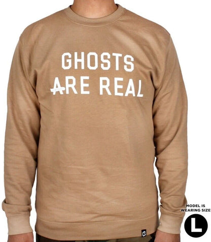 NEW Creepy Co. Future Ghost GHOSTS ARE REAL Crewneck SWEATSHIRT XS Extra Small