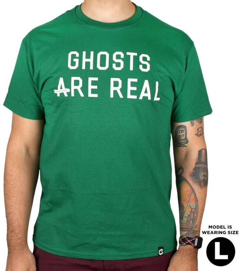 NEW Creepy Co. Company Future Ghost FG GHOSTS ARE REAL GREEN T-Shirt T