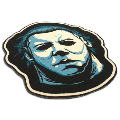 NEW Creepy Co. Halloween MICHAEL MYERS MASK Accent RUG 37x33" horror movie slash