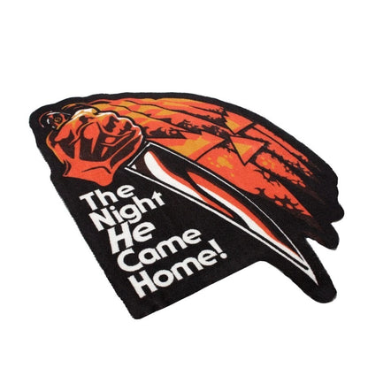 NEW Creepy Co. Halloween Movie Poster Rug Michael Myers The Night HE Came Home! 38x27 Horror 1978 VHS Cover Art