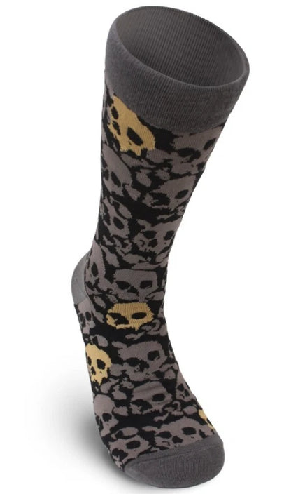 NEW Creepy Co. MACABRE SKULLS Socks Gothic Goth Alt Emo Skull Catacombs One-Size