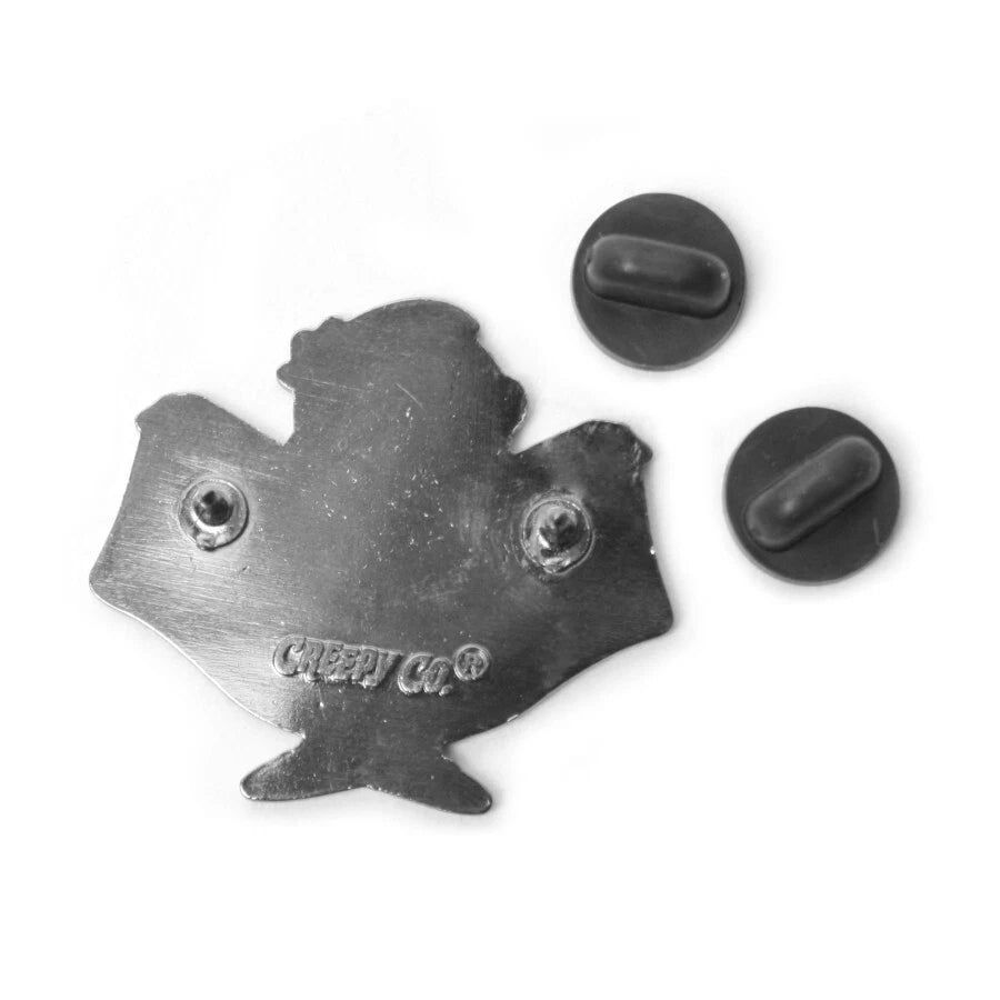 NEW Creepy Co. Company - Boz PRIDE FLAG Enamel PIN 1.25 Inch Glitter Rainbow Flare Accessory