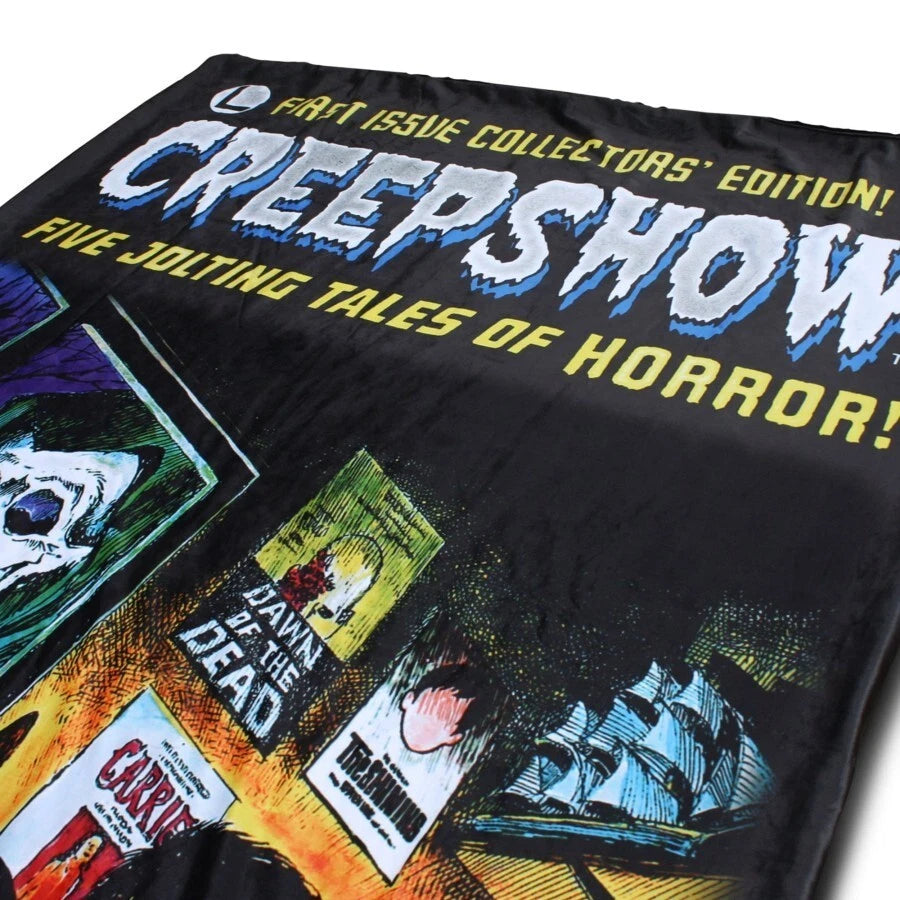 NEW Creepy Co. Company CREEPSHOW COMIC Throw Blanket 60"x42" Horror Halloween