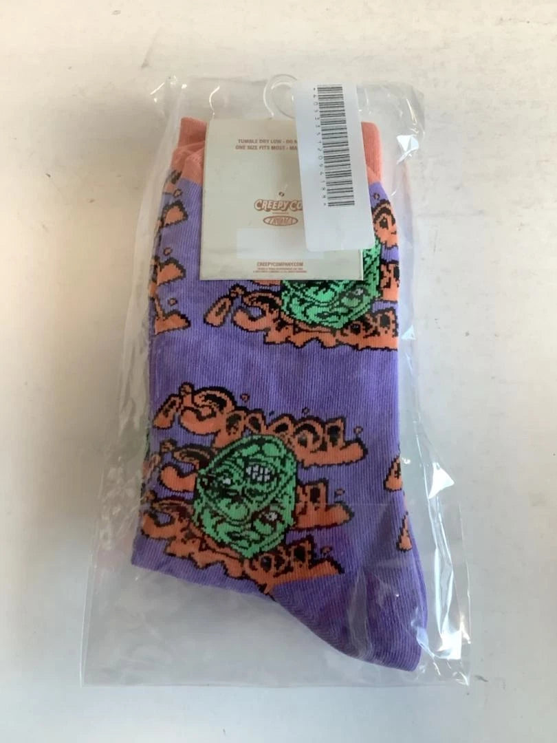 NEW Creepy Co. Company - Toxic Avenger TOXIC! SOCKS Toxie Troma Comic Film Horror