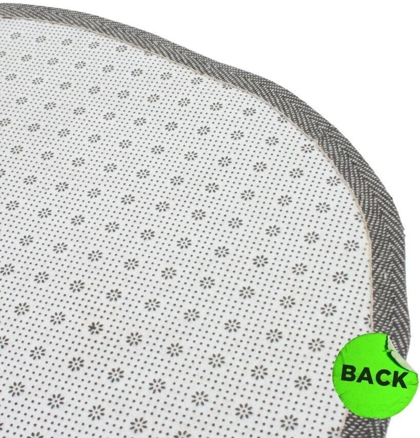 NEW Creepy Co. Beistle FLAMING SKULL Rug 40x33" Skeleton Home Decor