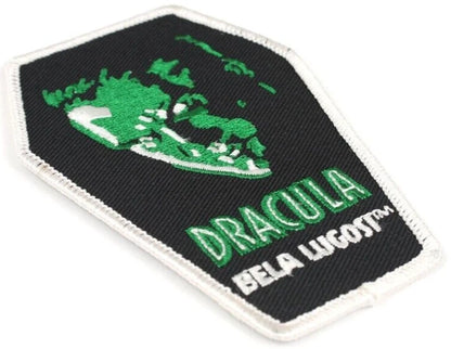NEW Creepy Co. Bela Lugosi DRACULA COFFIN Vampire Iron-On PATCH 4in
