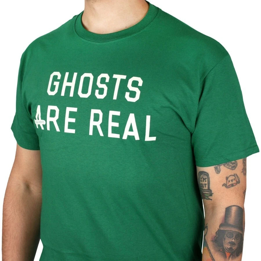 NEW Creepy Co. Company Future Ghost FG GHOSTS ARE REAL GREEN T-Shirt T