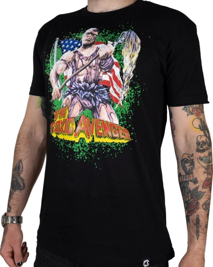 NEW Creepy Co TOXIC AVENGER Poster Tee T-Shirt Toxie Troma Size XS-Med