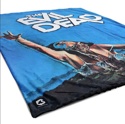 NEW Creepy Co THE EVIL DEAD Deadite Blanket 60x42" Splatter Horror Ash Sam Raimi