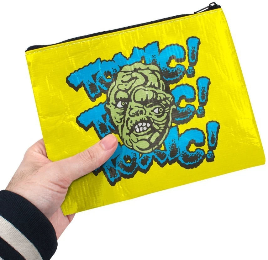 NEW Creepy Co. TOXIC AVENGER Toxie ZIPPER POUCH Makeup Bag Pencil Case