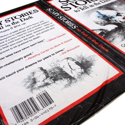 NEW Creepy Co. Scary Stories to Tell in Dark Book Blanket Throw 60x50 Horror Folklore Alvin Schwartz