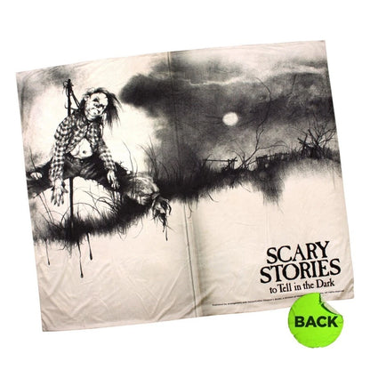 NEW Creepy Co. Scary Stories to Tell in Dark Book Blanket Throw 60x50 Horror Folklore Alvin Schwartz